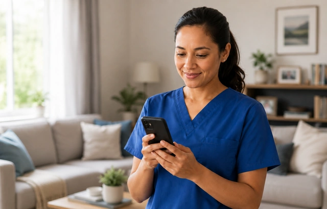 Lone home nurse