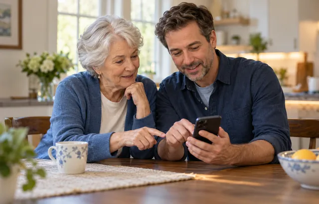 SoloWise Emergency Contact planning ahead with family member