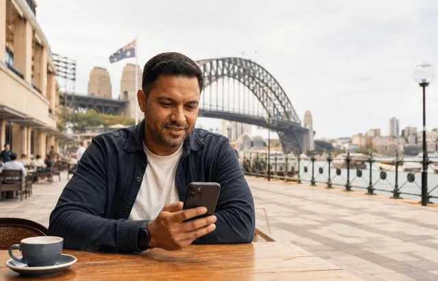 Man using SoloWise in Australia