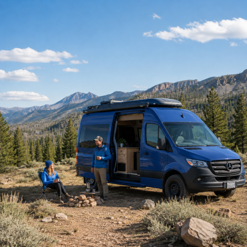 Van life safety check-in app
