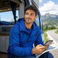 Van life safety app for Uncertain Travel Plans